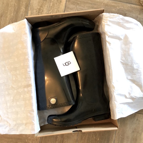 🚫SOLD🚫 🆕 ugg shaye tall black rain boots size 7 - Picture 10 of 10